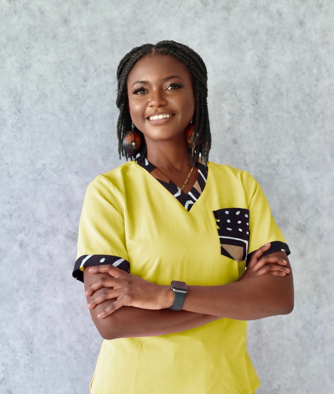 Haut d'uniforme Jaune